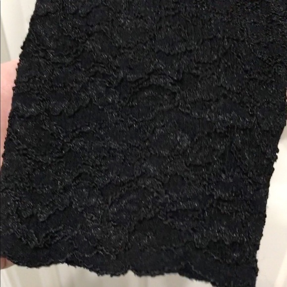 Coldwater Creek texture black blouse size large - Picture 7 of 9